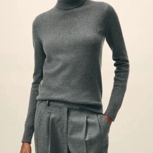 Brooks Brothers 100% Cashmere Turtleneck Sweater Sz M